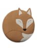 Leschi Bio-Körnerkissen "Fuchs Luca" in Hellbraun - (B)25 x (H)25 cm
