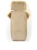 Hofbrucker Lammfell-Fußsack "Luxus" in Beige - (L)95 x (B)34 cm
