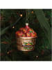 Kersten Christbaumkugel ''Apple Basket'' in Rot/ Gold -  (H)8 cm