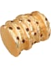 Kersten Kerstboomversiering "Cookie Stack" goudkleurig - (H)9,5 cm