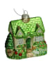 Kersten Ozdoba choinkowa "Christmas Cottage" w kolorze zielonym - wys. 12 cm