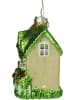 Kersten Ozdoba choinkowa "Christmas Cottage" w kolorze zielonym - wys. 12 cm