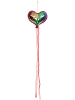 Kersten Bombka "Heart Rainbow" ze wzorem - wys. 11 cm