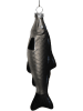 Kersten Ozdoba choinkowa "Fish" w kolorze szarym - wys. 13 cm