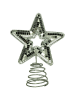 Kersten Baumspitze "Disco Star" in Silber - (H)15 cm