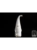 SiL Interiors LED-Dekoleuchte ''Santa'' in Weiß - (H)27 x Ø 9 cm