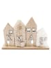 SiL Interiors Decoratief object "Xmas" lichtbruin/beige/wit - (B)33 x (H)22 x (D)6 cm