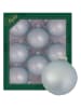 Krebs Glas Lauscha Kerstballen lichtblauw - 8 stuks