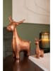 J Line 3-delige set: dekofiguren "Hirschen" koperkleurig - (B)18 x (H)25 cm
