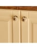 BELLA MAISON 2er-Set: Schrankgriffe ''Dulcie'' in Creme - (H)6,5 x Ø 3 cm