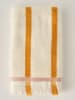 BELLA MAISON Gastenhanddoek "Ella" crème/oranje - (L)50 x (B)30 cm