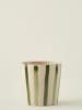 BELLA MAISON Bloempot "Tiloa" beige/groen - (H)13 x Ø 10 cm