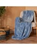 BELLA MAISON Bettüberwurf ''Shelly'' in Hellblau - (L)190 x (B)140 cm