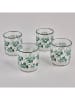 BELLA MAISON 4er-Set: Gläser in Transparent/ Grün - 280 ml