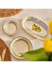 BELLA MAISON 26-delig ontbijtservies "Lemoncello " wit/geel/blauw