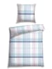Schiesser Renforcé beddengoedset "Pierik" lichtblauw