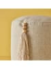 BELLA MAISON Pouf "Valer" in Beige - (B)35 x (H)37 cm