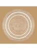 BELLA MAISON Katoenen tapijt "Round" beige/wit