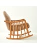 BELLA MAISON Schaukelstuhl "Alen" in Beige - (B)67 x (H)75 x (T)85 cm
