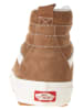 Vans Leder-Sneakers in Hellbraun