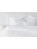 Beddinghouse Komplet pościeli satynowej "Blanca" w kolorze białym