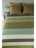 Beddinghouse Flanell-Bettwäsche-Set ''Juno'' in Khaki/ Türkis/ Creme