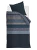 Beddinghouse Komplet pościeli flanelowej "Enzo" w kolorze niebieskim