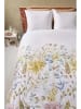 Beddinghouse Renforcé beddengoedset "Flowerfields" wit/meerkleurig