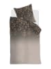 Beddinghouse Komplet pościeli satynowej "Khai" w kolorze antracytowym