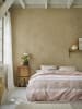 Beddinghouse Renforcé beddengoedset "Lin" beige/lichtroze