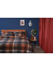 Beddinghouse Flanellen beddengoedset "Marnix" blauw/bruin