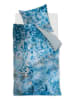 Beddinghouse Komplet pościeli satynowej "Ombre" w kolorze błękitnym
