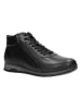 Wojas Leder-Sneakers in Schwarz