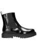 Wojas Leder-Chelsea-Boots in Schwarz