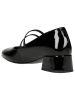 Wojas Leder-Slippers in Schwarz