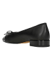 Wojas Leder-Ballerinas in Schwarz
