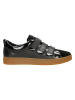Wojas Leder-Sneakers in Schwarz