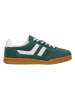 Wojas Leren sneakers groen/wit