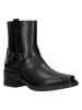 Wojas Leder-Stiefeletten in Schwarz