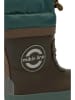 mikk-line Gummistiefel in Dunkelbraun/ Petrol