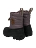 mikk-line Winterboots in Aubergine/ Schwarz