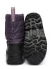 mikk-line Winterboots in Aubergine/ Schwarz
