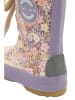 mikk-line Gummistiefel in Lila/ Creme