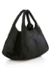 Anna Morellini Leder-Shopper in Schwarz - (B)41 x (H)30 x (T)34 cm