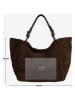 Anna Morellini Leren shopper "Gimignano" lichtbruin - (B)45 x (H)50 x (D)20 cm