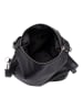 Anna Morellini Leder-Schultertasche "Ylenia" in Schwarz - (B)30 x (H)39 x (T)16 cm