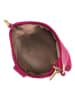 Anna Morellini Leren schoudertas "Erica" roze - (B)14 x (H)21 x (D)1 cm