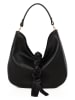 Anna Morellini Skórzana torebka w kolorze czarnym - 36 x 23 x 12 cm