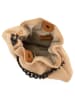 Anna Morellini Leder-Shopper "Edmonda" in Hellbraun - (B)49 x (H)33 x (T)6 cm