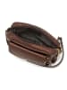 Anna Morellini Leren schoudertas "Agnesina" bruin - (B)26 x (H)19 x (D)7 cm